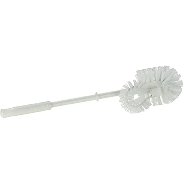 kela 26001 WC-Bürste Pulcro Malen aus Kunststoff in weiß, Plastik, 7.5 x 7.5 x 37.5 cm