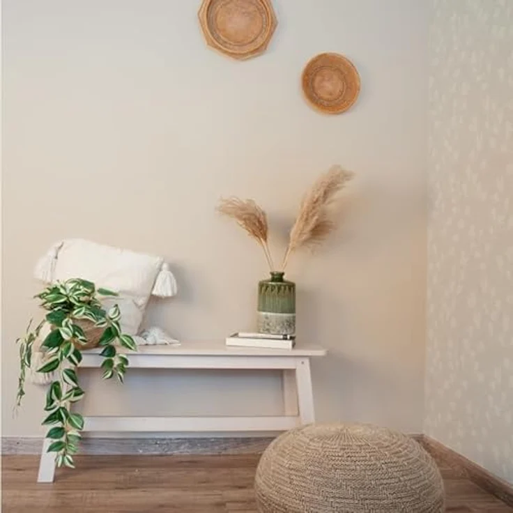 MissPompadour Wandfarbe Beige mit Sand - extramatte, geruchsneutrale Innenfarbe, sehr hohe Deckkraft, 2,5 L, wasserbasiert – Bild 5