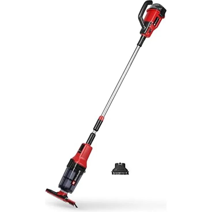 Einhell Akku-Poolsauger GE-PV 18/42 Li T-Solo PXC, 32 cm Saugplatte, teleskopierbar bis 220 cm, wasserdicht, Filterbox mit 1+ Liter Volumen, ohne Akku