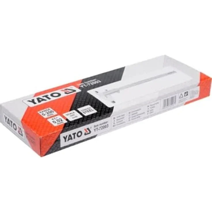 Yato YT-72003 Analoge Messschieber, metrisch/imperial, aus rostfreiem Stahl, 20 cm Messintervall – Bild 4