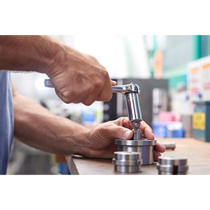 Wiha Bit- und Steckschlüsselset Gripper, 3/8″ Steckschlüssel-Einsatz mit 54 gehärteten Stahlstiften für Schrauben bis 8 mm Höhe, robustes Gehäuse aus legiertem Stahl – Bild 5