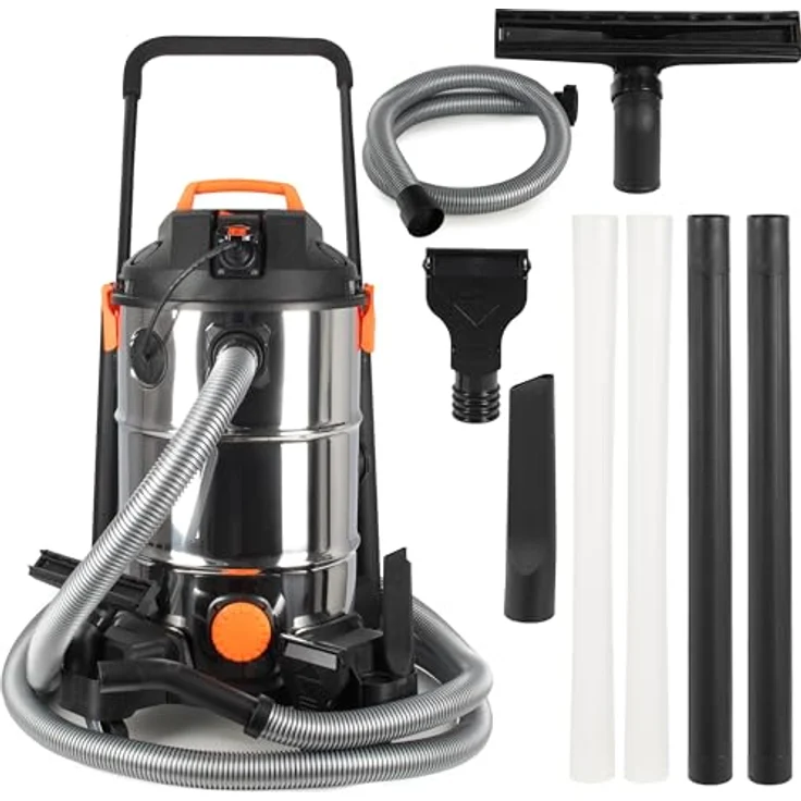 COIL Teichschlammsauger mit 35l Tank, 18 KPa Saugleistung, 1400W Motor und 600W Entwässerungspumpe – Bild 1