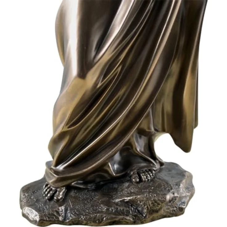 Jesus als Prediger bronzierte Figur Christentum Kreuz Dekoration – Bild 10