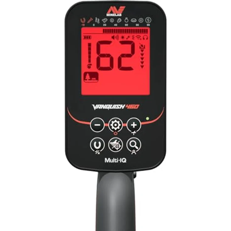 Minelab VANQUISH 460, Multi-IQ® Metalldetektor mit IP68 Schutzklasse, 30 Diskriminierungsstufen und 10 Stunden Akkulaufzeit – Bild 7
