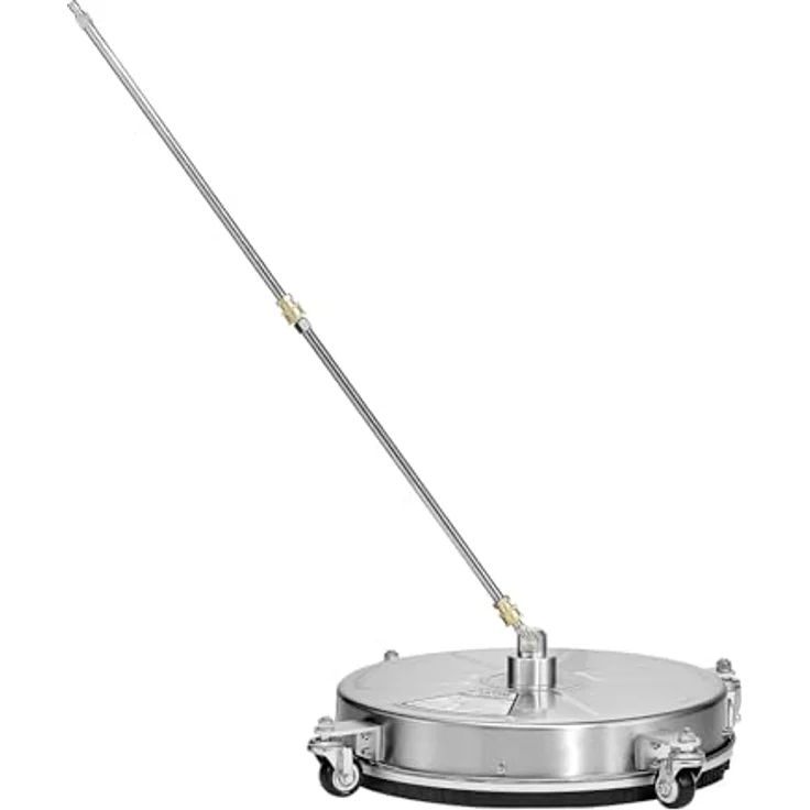 VEVOR 465 mm Hochdruckreiniger-Oberflächenreiniger aus Edelstahl, max. 4000 PSI, 1/4 Zoll Schnellanschluss, für Beton, Terrasse, Deck – Bild 10