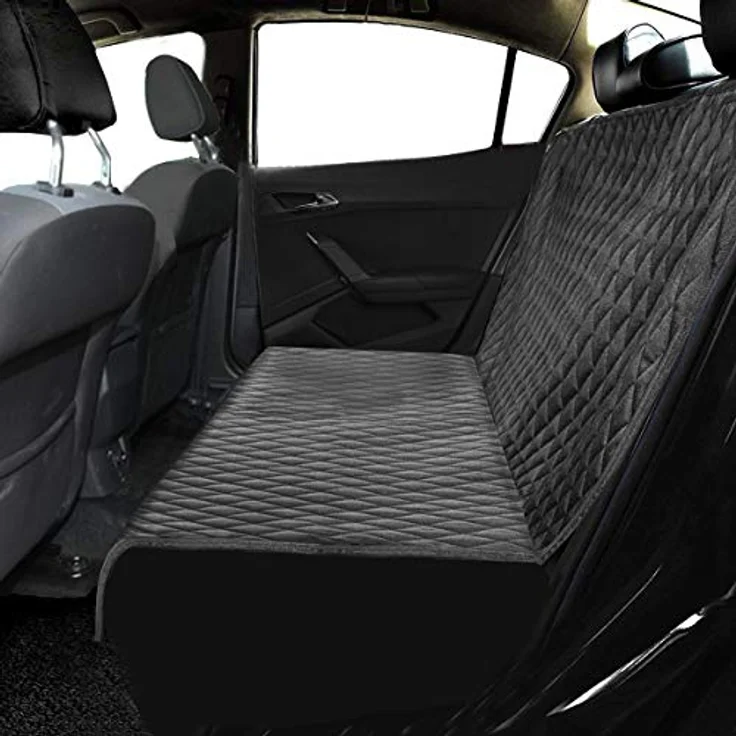 Ferocity Auto Hundedecke Gepolstert für den Rücksitz & Kofferraum, Autoschondecke für Hunde, Hunde Autodecke Simple Klein [115] – Bild 2