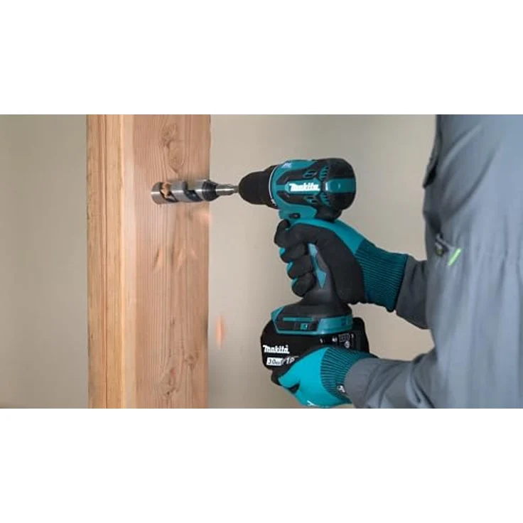 Makita DHP490RFX3, Akku-Schlagbohrschrauber mit bürstenlosem Motor, 20 Drehmomentstufen, Holzbohrleistung bis 38 mm, Stahlbohrleistung bis 13 mm, nur 1,4 kg – Bild 14