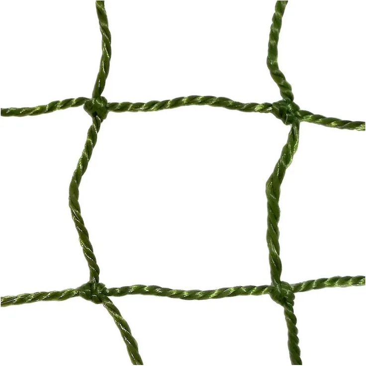 ALLEGRA Katzenschutznetz 4 x 3m, drahtverstärkt mit 3cm Maschenweite, oliv, UV-beständig und wetterfest
