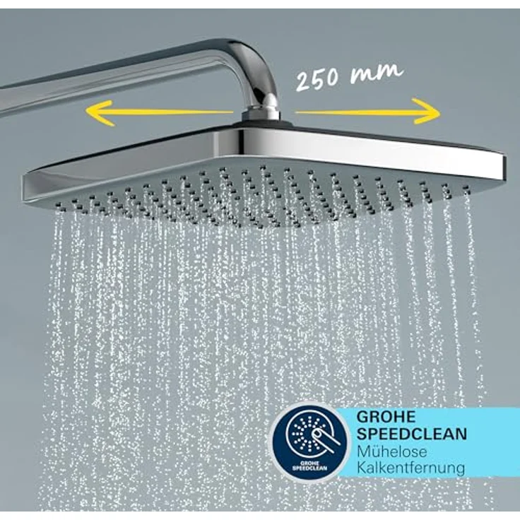Grohe Vitalio Comfort 250 Flex Duschsystem, wassersparend mit SmartSwitch Strahlumstellung, Reno-Set, 920mm, chrom – Bild 6