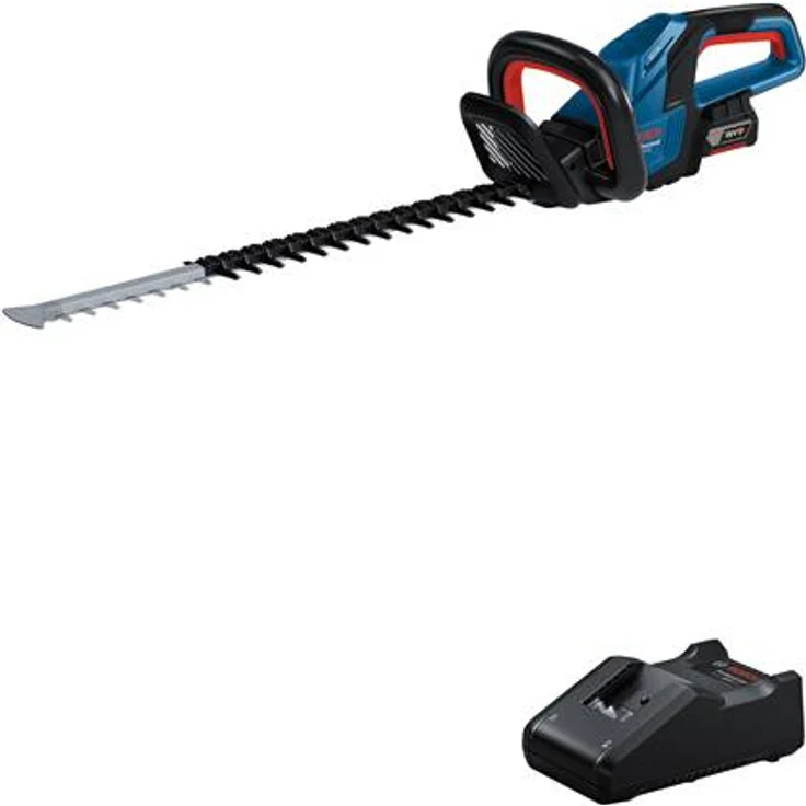 Bosch Professional Akku-Heckenschere GHE 18V-60, bürstenloser Motor, 20 mm Schnittleistung, ergonomisches Design – Bild 1