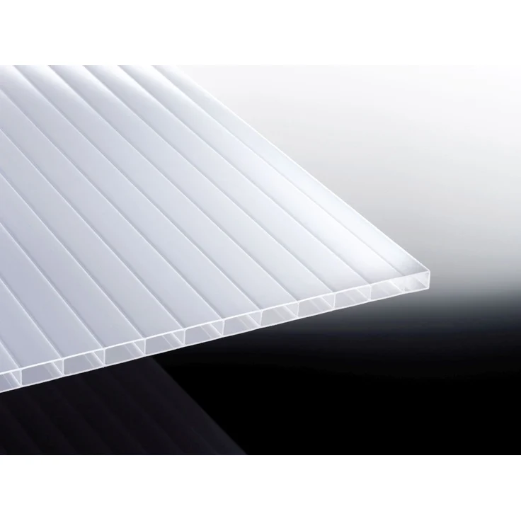 TETZNER & JENTZSCH PC-Stegdoppelplatte Stabilo 1200 x 2000 mm, weiß-opal, 16 mm, hohe Lichtdurchlässigkeit, Wetterfestigkeit, No Drip Beschichtung