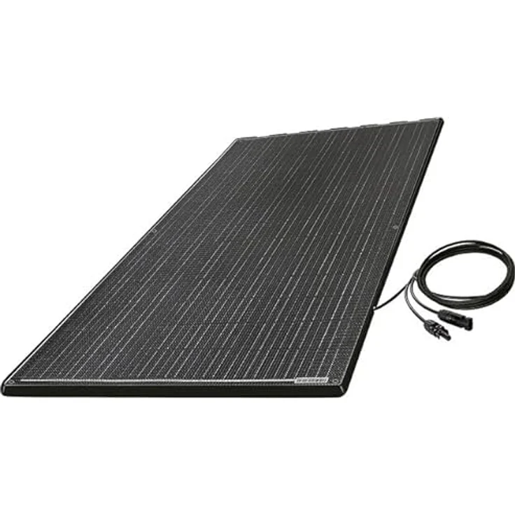 NLS Flat Air Solar-Komplettsystem 130W, 61x118x1,7 cm, mit MPP-Regler und MC4-Anschluss, leicht montierbar