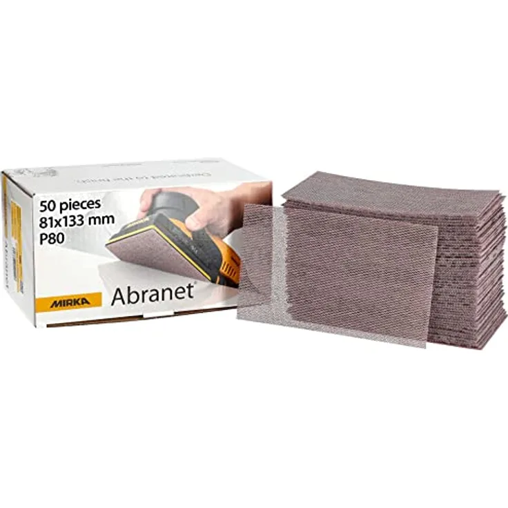 Mirka ABRANET Schleifstreifen Grip 81x133mm P80 50 Stk. (5417805080 )