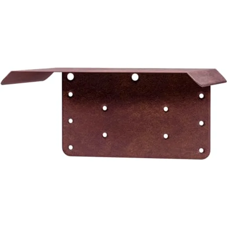 Alberts 355319 Vogelhäuschen Trapezschutzdach | Nistkasten aus Stahl in verschiedenen Trendfarben | Vogelnest zum aufhängen oder hinstellen | Größe 210 x 150 x 100 mm