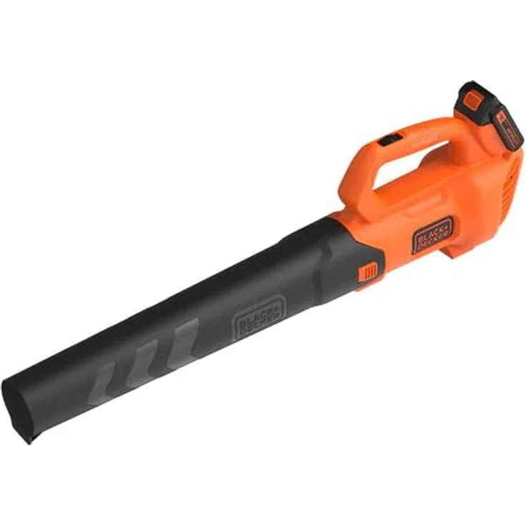 Black und Decker Akku-Axial-Gebläse BCBL200L-QW, 18Volt Laubgebläse, orange-schwarz Laubbläser – Bild 4