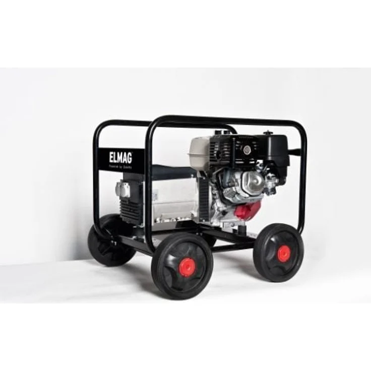 ELMAG 4-Radsatz für Stromerzeuger, Rahmenbreite 42 cm, inklusive Follow me Transportvorrichtung