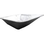 FORT Ersatzmulde für Universalschubkarre 515/85, 85 Liter, verzinkt, maximale Tragkraft 150 kg