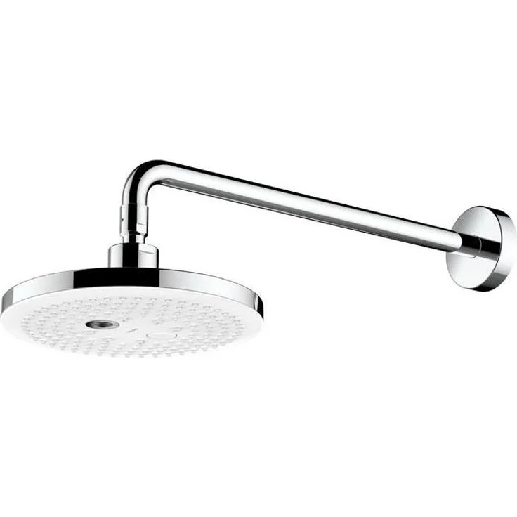TOTO Comfort Wave Duschbrause, Kopfbrause rund in Weiss/Chrom, 2 Strahlarten, 12.20 l/min