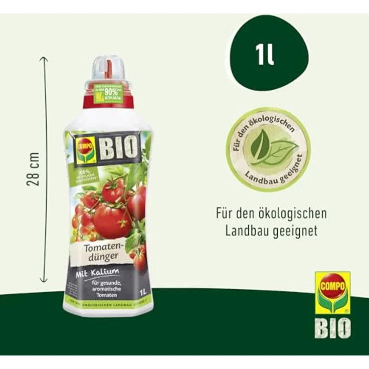 Compo BIO Tomatendünger 1 Liter – Bild 3