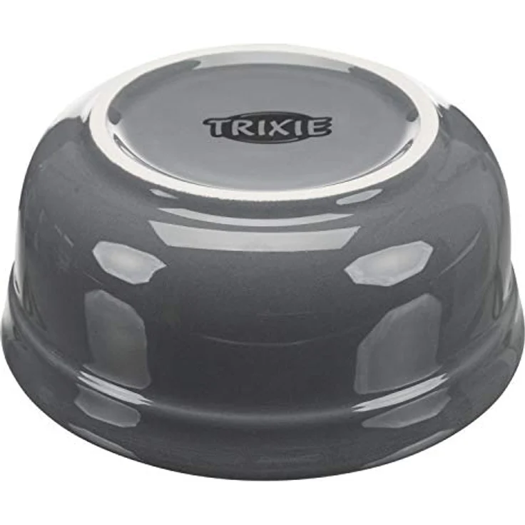 TRIXIE Futterspender Set, 2 × 0,6 l/15 cm, Petrolblau/grau, Hund – Bild 1