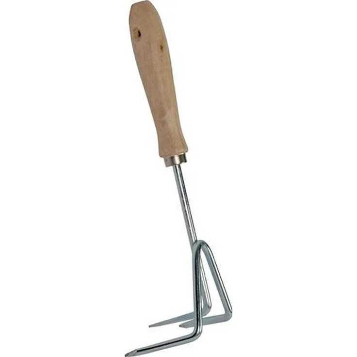 OTTO TALEN TOOLS Grubber 10er Pack, 75mm mit 3 Zinken aus Stahl und Holz, leichtgewichtig 0,2kg