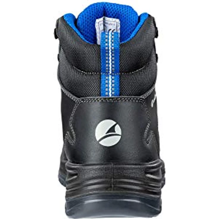 Albatros UNIT BAU MID S3S FO SR Sicherheitsschuh, rutschfeste XTS Trekstar Laufsohle, Schuhgröße 45, Schwarz/Blau – Bild 4