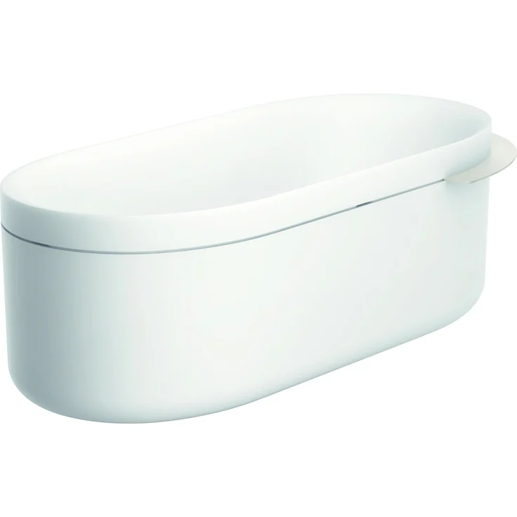 hansgrohe AXOR Suite Badewanne freistehend, SolidSurface, 190x85x63cm, 190 Liter, für 2 Personen, inkl. Push-Open-Ablaufgarnitur und Überlauf