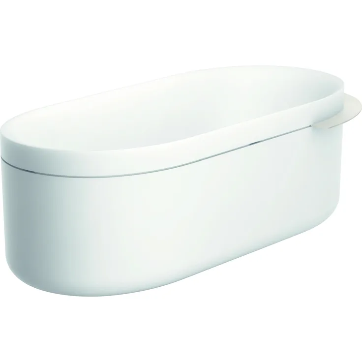 hansgrohe AXOR Suite Badewanne freistehend, SolidSurface, 190x85x63cm, 190 Liter, für 2 Personen, inkl. Push-Open-Ablaufgarnitur und Überlauf