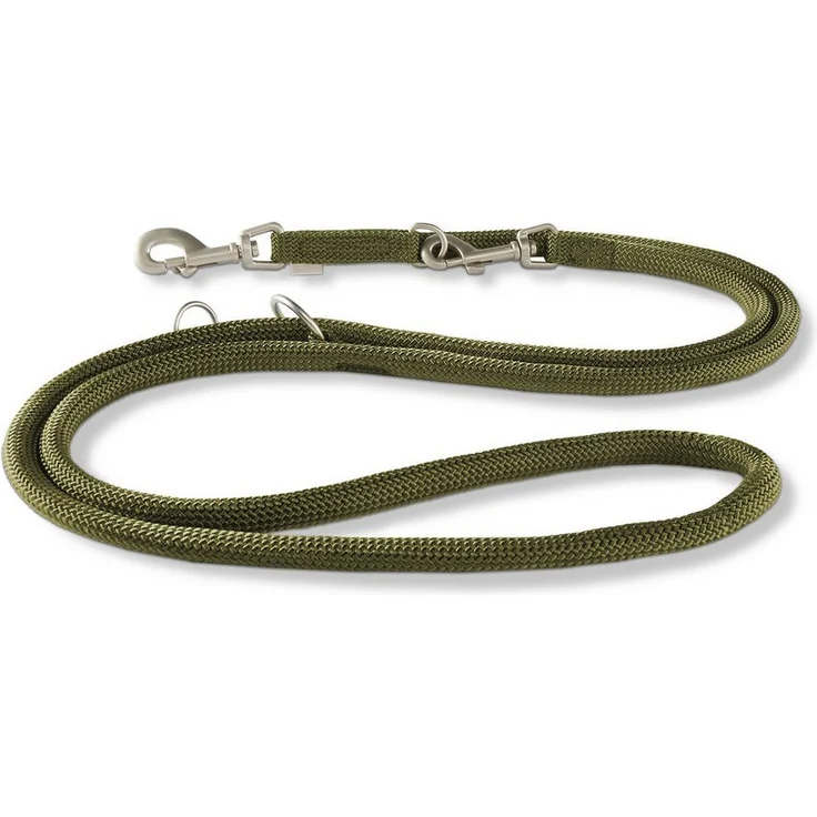 Wolters Führleine K2, Hundeleine aus strapazierfähigem Taumaterial, Taupe