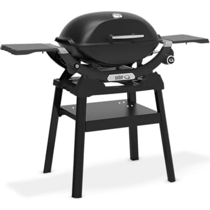 Weber Q2200N, Gasgrill mit Stand, stabiler Alugussdeckel, elektrische Zündung, Schwarz – Bild 4