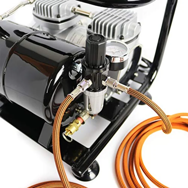 Kompressor Airbrush Sparmax AC-500 Tank Druckluft Kompressoren – Bild 3