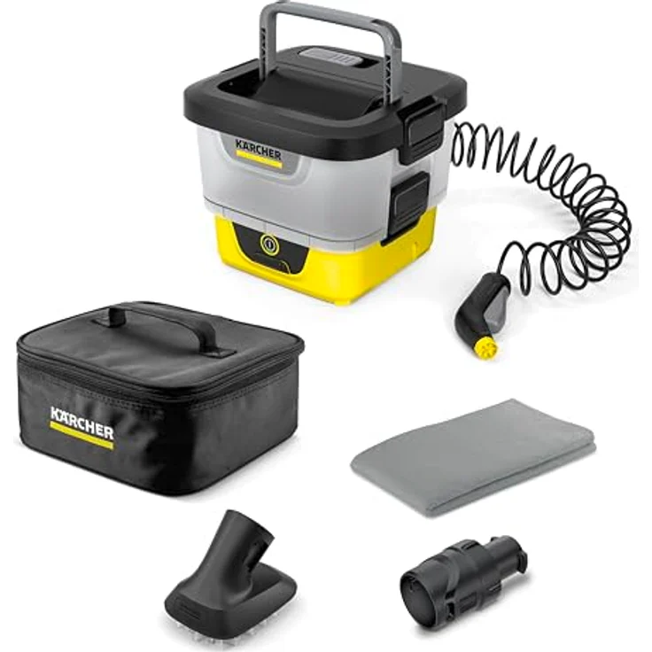 Kärcher Mobile Outdoor Cleaner OC 4 + Pet Kit, Akku-Hochdruckreiniger mit Pet Zubehör, 8 Liter Wassertank – Bild 2