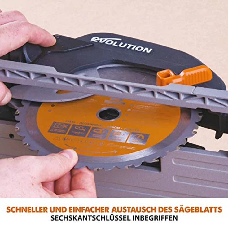 Evolution Power Tools R185CCS Mehrzweck-Kreissäge (185 mm, 1600 W, 230 V) – Bild 18