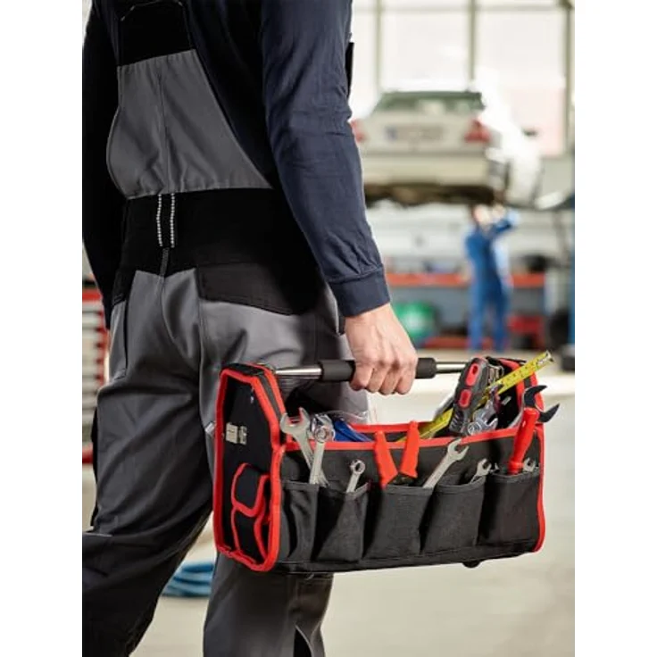 Werkzeugtasche Montagetasche Werkzeugbox Werkzeugkasten Werkzeug Schultergurt XL – Bild 8