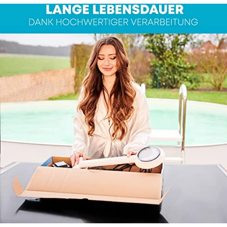my POOL BWT LED Einhängescheinwerfer, weiß, 72 LEDs, Neutralweiß, Lichtkegel 120° – Bild 2
