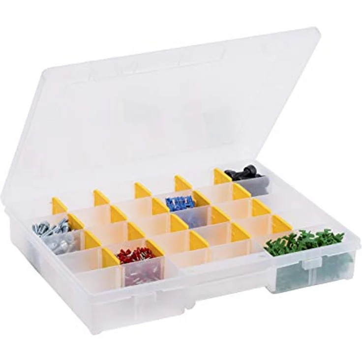 Allit 457234 EuroPlus Basic 37/7-20 Sortimentskasten, Transparent/Gelb – Bild 3