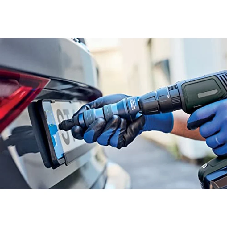 Rapid Nietzange RP150 Multi, Aufsatz für Akkuschrauber oder Bohrmaschine, Blindnietzange Adapter mit Universalmundstück für alle Niete von 3,2 – 4,8 mm – Bild 5