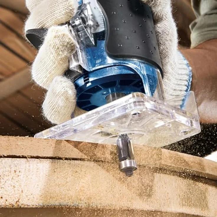Bosch Professional GKF 550 W Einhandfräse Kantenfräse Multifräse – Bild 4