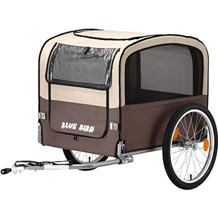 Blue Bird Disabled - Do not use Hunde-Anhänger Blue BIRD-20-BRAUN/BEIGE Disabled - Do not use Hunde-Anhänger Blue BIRD-20-BRAUN/BEIGE – Bild 1