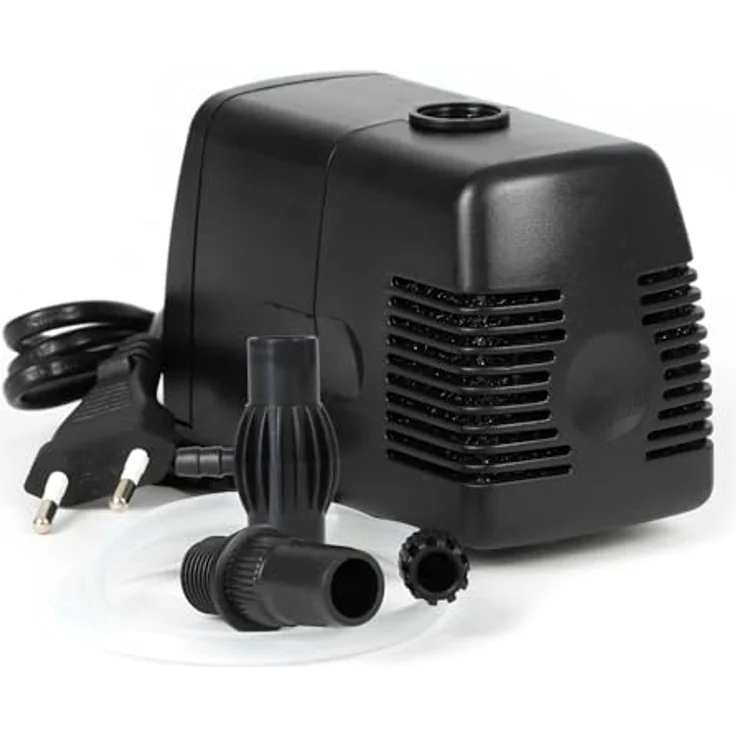 SunSun HJ-542 ECO Aquarium Pumpe, 400 L/h, 5 W, leise Tauchpumpe mit Filterschwamm und Sauerstoffschlauch für Mini Aquarium – Bild 1