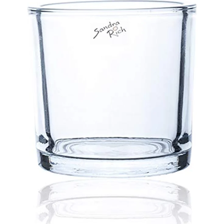 Sandra Rich Glasübertopf "Cylindrical Heavy Pot", transparent, Höhe 12 cm, Außendurchmesser 12 cm/11 cm – Bild 2