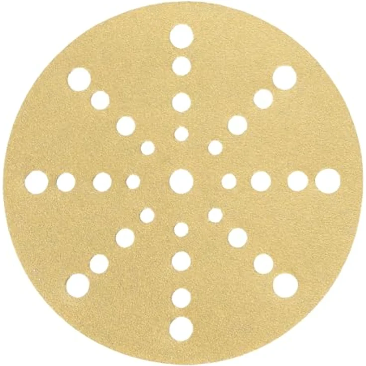 STIER Schleifscheiben Universal D150 / P240 / 50 Stk. / 16-Loch, erhöhte Standzeiten, hohe Schneidleistung, universal einsetzbar, made in Germany – Bild 1