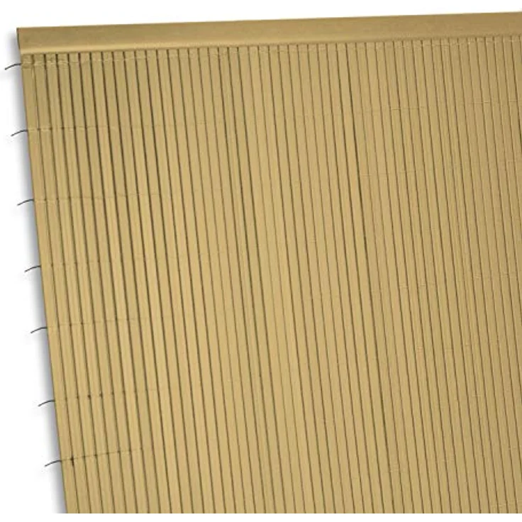 Ribelli PVC Abschlussleiste, 100 cm, Bambus, 4 Stück, frost- und wasserabweisend, einfache Montage – Bild 3