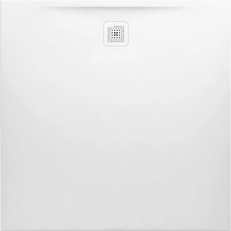 Laufen Duschwanne PRO Quadrat, 800x800x29mm, seitlicher Ablauf, antibakterielle und rutschhemmende Oberfläche, weiß matt