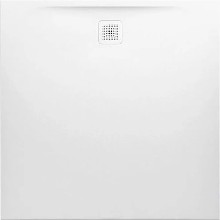Laufen Duschwanne Duschwanne PRO quadrat. Abl seitl 1200x1200x33mm we ma, Marbond, mattweiß – Bild 1