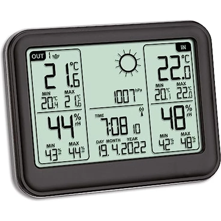 TFA Dostmann MEMO Funkwetterstation Kat.-Nr. 35.1141.01 übersichtliches Display erweiterbar auf 3 Sender – Bild 2