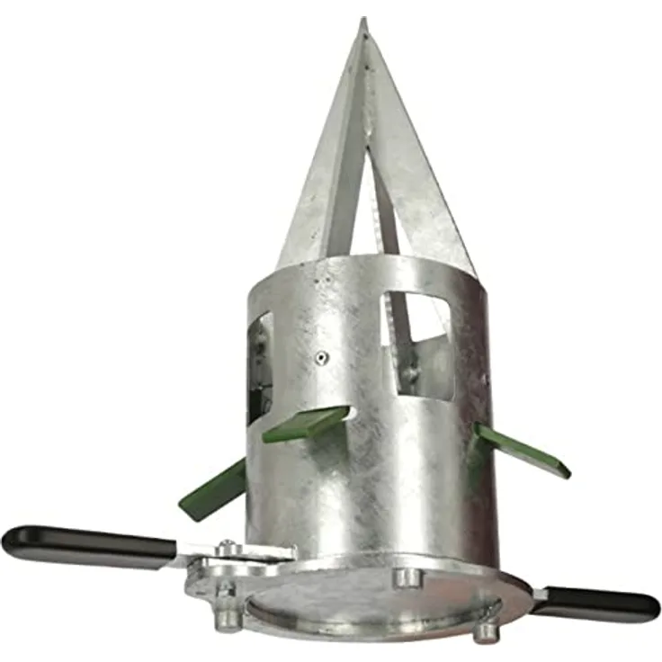 Kerbl 29428 BigBag Auslauf, kontrollierbares Entleeren, wiederverschließbar, verzinktes Metall