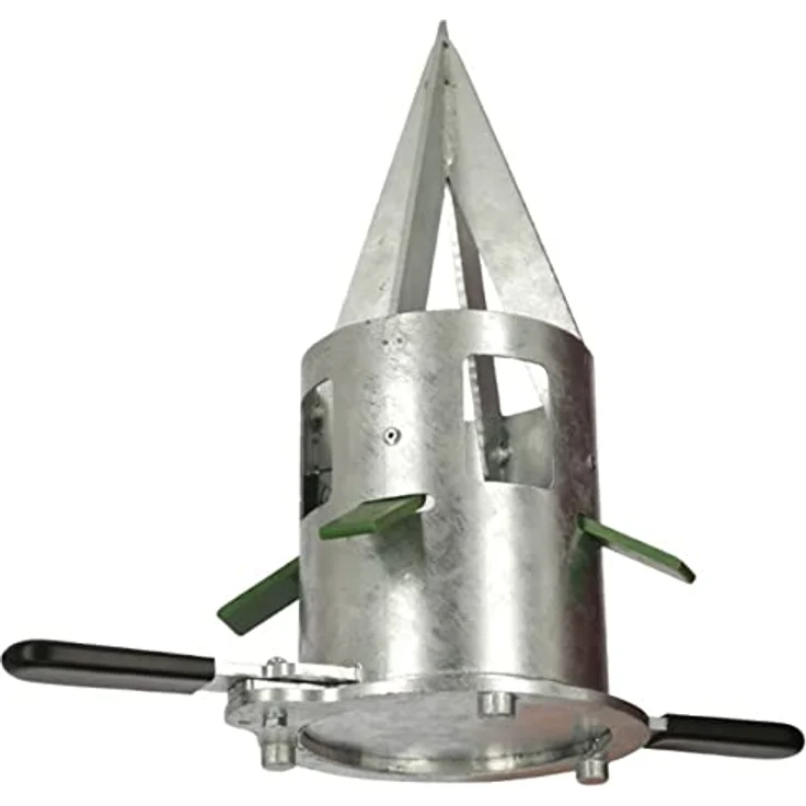 Kerbl 29428 BigBag Auslauf, kontrollierbares Entleeren, wiederverschließbar, verzinktes Metall – Bild 1