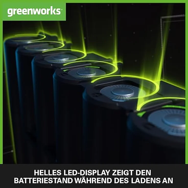 Greenworks Tools Akku G24B4 2.Generation (Li-Ion 24 V 4,0 Ah wiederaufladbarer leistungsstarker Akku passend für alle Geräte der 24 V Greenworks Tools Serie) – Bild 6