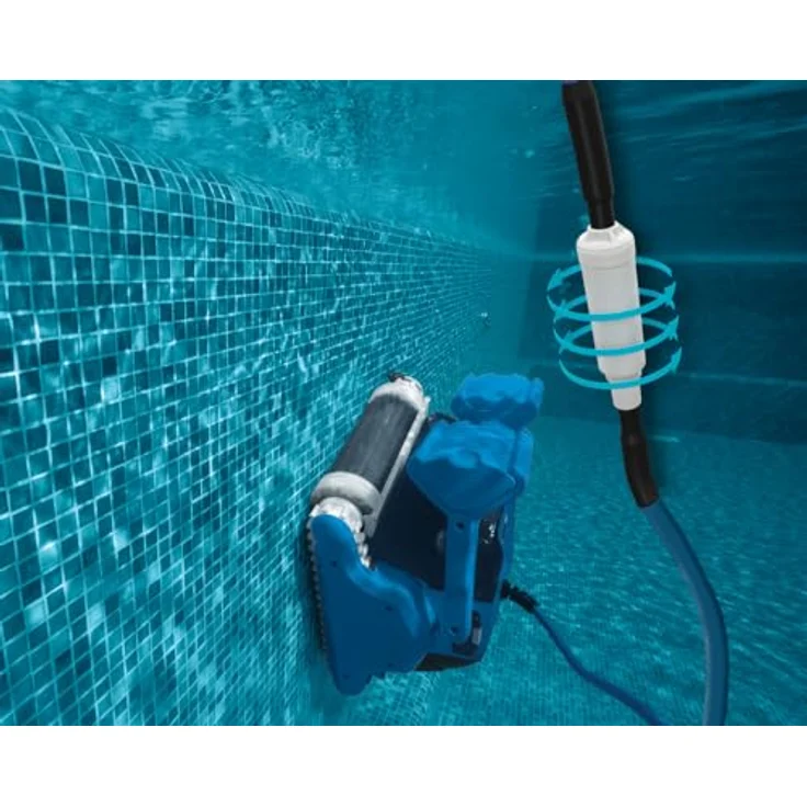 Dolphin F40 Poolroboter mit Combi Bürste, effiziente Reinigung von Boden, Wand- und Wasserlinie – Bild 7